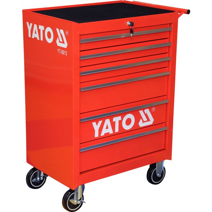 Yato YT-0913 chariot à outils 6 tiroirs vide Handgereedschap Gereedschapdeal